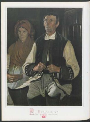 El rosario : Óleo de Sotomayor