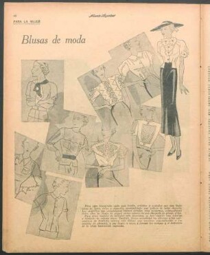 Blusas de moda [Dibujos] : Para la mujer