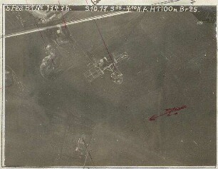 Flakbatterie südwestlich Bahnhof Giesing (1100 m)