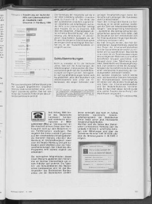 Gewährung von laufender Hilfe zum Lebensunterhalt an Haushalte nach Ursachen in Hamburg 1984