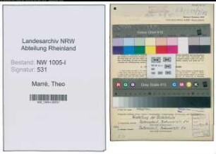 Entnazifizierung Theo Marré , geb. 03.09.1897 (Ingenieur)