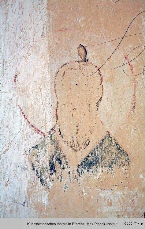 Ausmalung mit Thronendem Christus und Heiligen Kriegern : Heiliger Bischof