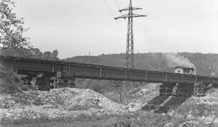 Kleinsteinbach Pfinzbrücke Behelfsbrücke