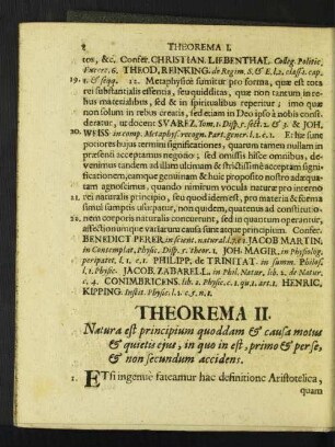 Theorema II.