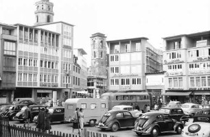 Stuttgart: Marktplatz, Zustand September 1952