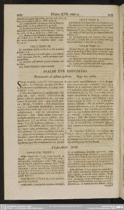Psalmi XVII. Dispositio. Provocatio ad justum judicem. Rege nos verbo