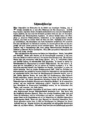 Schwachsinnige