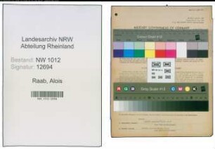 Entnazifizierung Alois Raab , geb. 05.01.1910 (Richter)