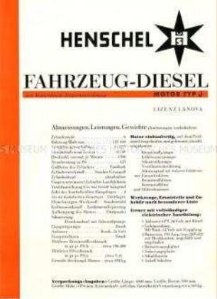 Fahrzeug-Dieselmotoren Typ S