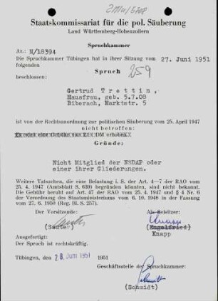 Trettin, Gertrud