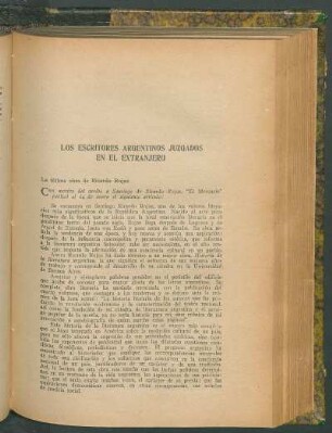 Los escritores argentinos juzgados en el extranjero