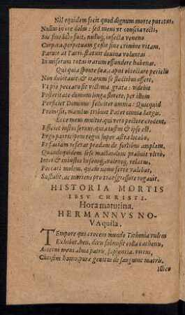 Historia Mortis Iesu Christi.