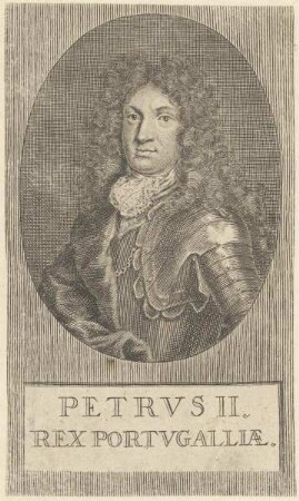 Bildnis von Petrvs II., König von Portugal