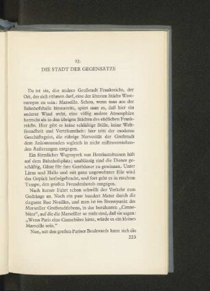 23. Die Stadt der Gegensätze