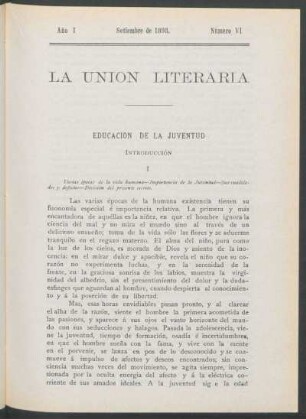 Educación de la juventud