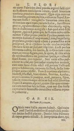 Cap. XIX. Bellum Picenum