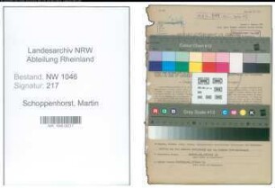 Entnazifizierung Martin Schoppenhorst , geb. 29.07.1913 (Stadtinspektor)