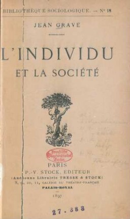 L' individu et la société