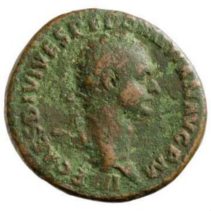 Münze, As, 82 n. Chr.