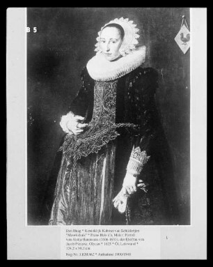 Porträt von Aletta Hanemans (1606-1653), der Ehefrau von Jacob Pietersz. Olycan