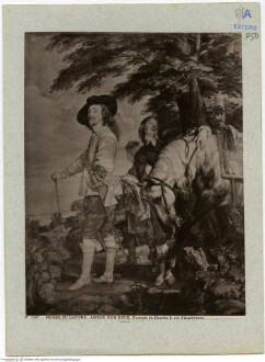 König Karl I. von England (1600-1649) auf der Jagd