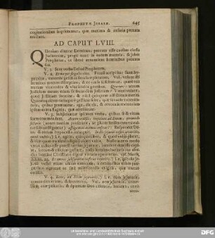 Ad Caput LVIII.