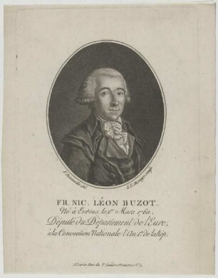 Bildnis François Nicolas Léonard Buzot