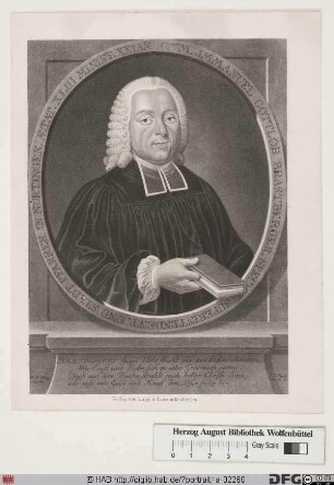 Bildnis Immanuel Gottlob Brastberger