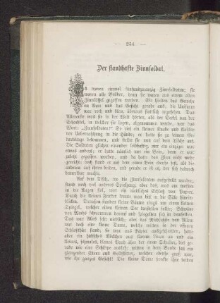 Der standhafte Zinnsoldat.