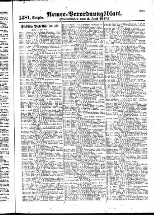 1481.Ausgabe. Samstag, 2. Juni 1917