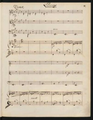 Scherzo. Vivace