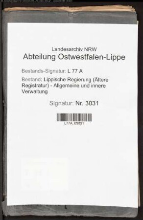Reparatur und Instandhaltung des Archivgebäudes