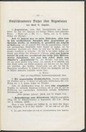 Empfehlenswerte Bücher über Argentinien