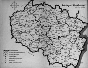 Karte Reichsgau Wartheland