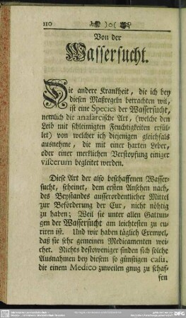 Von der Wassersucht