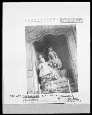 Gnadenbild: Thronende Muttergottes