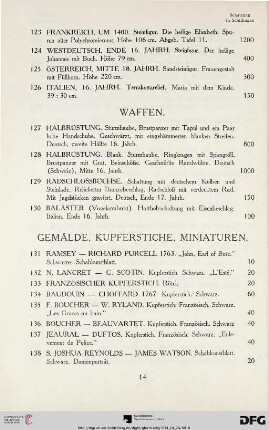 Waffen (Nr. 127-130)