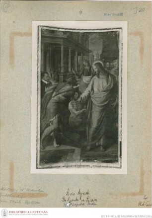 Kapellausmalung, Christus heilt einen Aussätzigen