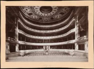 Hoftheater, Braunschweig: Ansicht Zuschauerraum (vermutl. vor Umbau durch Seeling)