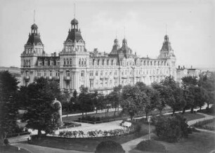 Bad Wildungen. Kurhotel "Fürstenhof" mit Parkanlage