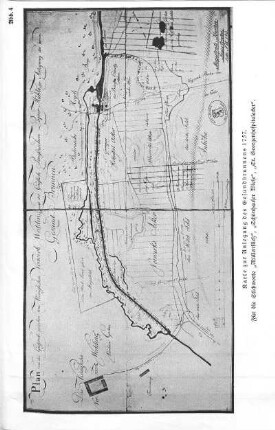 Abb. 4. Karte zur Anlegung des Gesundbrunnens 1757