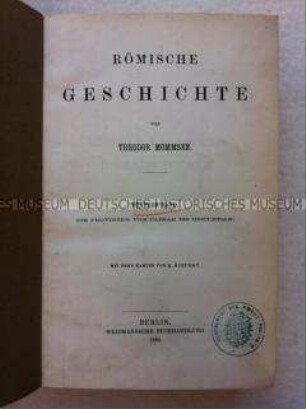 Standardwerk zur Römischen Geschichte