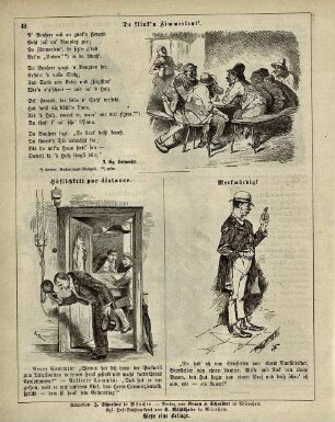 "De flink'n Zimmerleut!" "Höflichkeit pur distance" "Merkwürdig!"