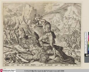 [David Severing Goliath's Head; David enthauptet Goliat]