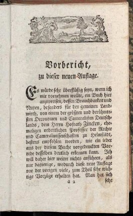 Vorbericht, zu dieser neuen Auflage.