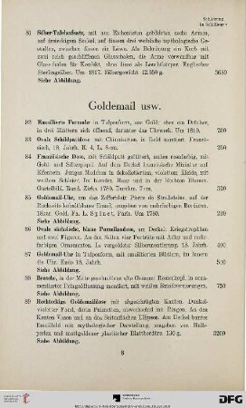 Goldemail (Nr. 82-89)
