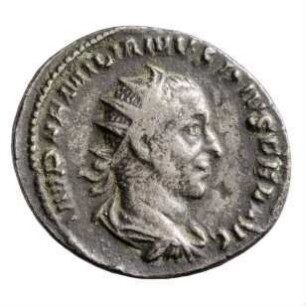 Münze, Antoninian, 253 n. Chr.