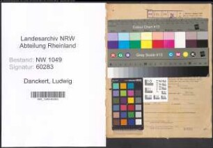 Entnazifizierung Ludwig Danckert , geb. 05.08.1912 (Kaufmaennischer Angestellter)