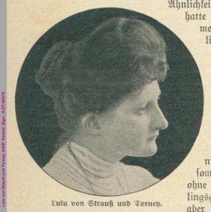 Porträt von Lulu von Strauß und Torney