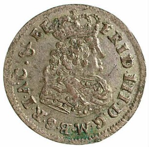 Münze, Dreigröscher (Düttchen), 1700